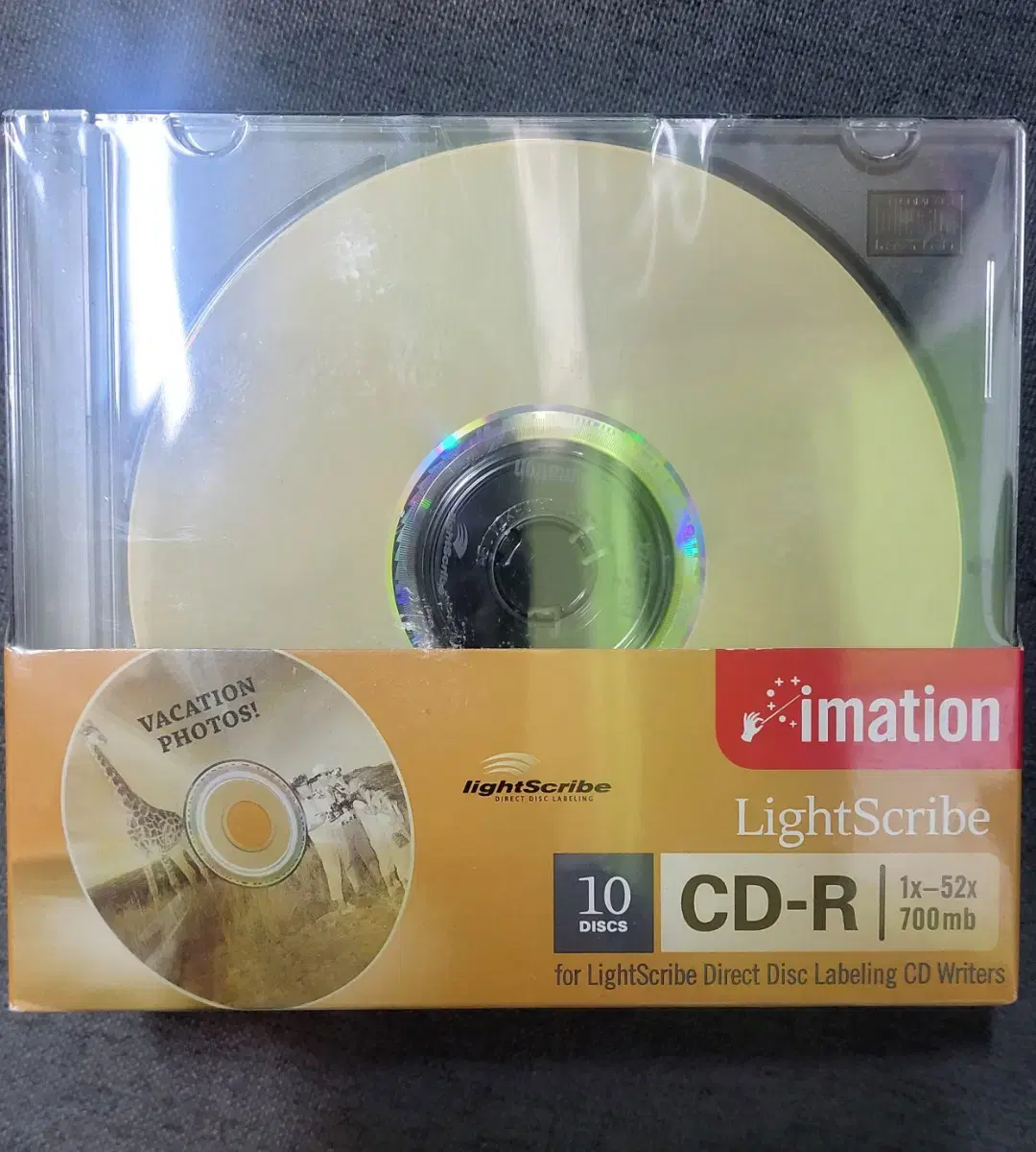 라이트스크라이브 CD-R 10장 미개봉 이메이션 imation